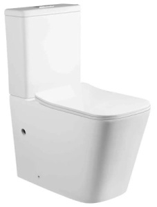 Напольный унитаз Cerutti Maiella CT10314 безободковый с крышкой Soft Close, белый
