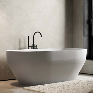 Ванна из искусственного камня Belux Арго АР-1750 белый матовый Solid Surface, 175х80