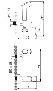 Смеситель для биде Splenka S41.51.03