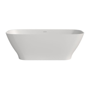 Ванна из искусственного камня Whitecross Clover белый матовый Solid Surface, 170х72, белый матовый