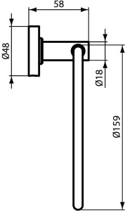 Держатель для полотенец Ideal Standard IOM A9130AA