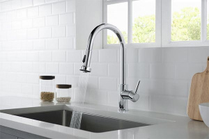 Смеситель для кухонной мойки Timo Saona 2316/00FL с выдвижным изливом