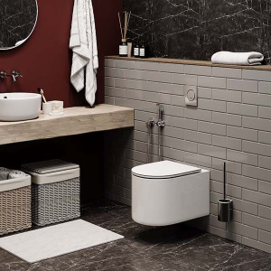 Подвесной унитаз Cerutti Tanaro Aria MW CT9236 / Tanaro Aria CT8910 безободковый с крышкой SoftClose, белый глянцевый