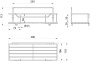 Полка Milardo Grid GRICS1CM44