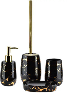 Ершик для унитаза Rea gold black 07200