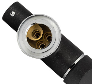 Смеситель для кухонной мойки Zorg Sabiaduo black metallic под фильтр