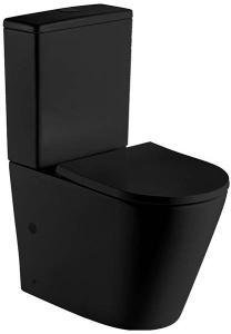 Напольный унитаз Gid Tr2177BM / Tr2177BL с сиденьем Soft Close, черный глянцевый