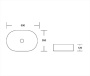 Умывальник Milleau Nuage MU0055B-MWM