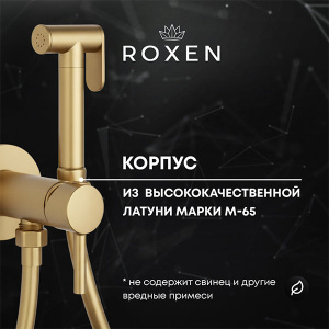 Смеситель встраиваемый Roxen Santi 50094000-GB с гигиеническим душем