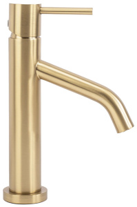 Смеситель для умывальника Rea Level gold matt B6218