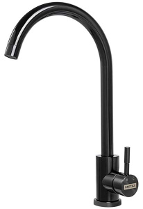 Кухонная мойка Arfeka Eco AR 60 Black PVD Nano со смесителем и дозатором