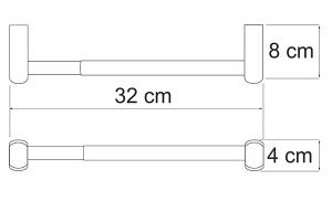 Держатель для полотенец Wasserkraft Berkel K-6891