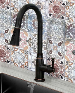 Смеситель для кухонной мойки Rea Deco Old Black REA-B0182