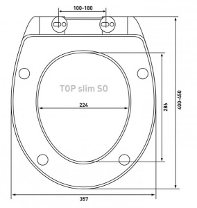 Крышка-сиденье Berges Top Slim SO 016003 с микролифтом