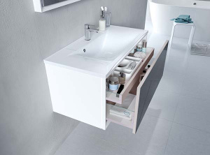 Тумба под умывальник 1Marka Seattle 90П 1в.я. Mosaic Classic Black, 90, черный