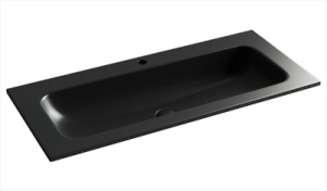 Умывальник CeramicaNova Grace CN7011MB / CN7012MB / CN7019MB / CN7013MB / CN7017MB, 101х46, черный матовый