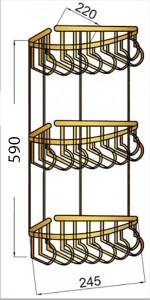 Полка Boheme Brillante 10454
