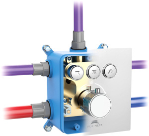 Смеситель встраиваемый Rubineta Thermo-3F PM0016 термостатический