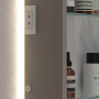 Шкаф-зеркало Equil Desert LED 45