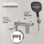 Смеситель для ванны Hansberge H4010NK