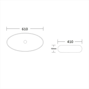 Умывальник Milleau Boutique MU8005-EGBG