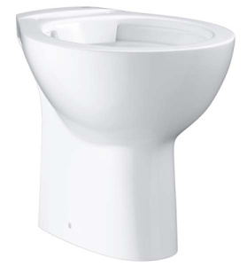 Приставной унитаз Grohe Bau Ceramic 39431000 безободковый, белый