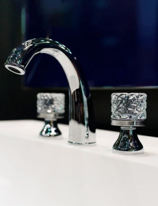 Смеситель для умывальника Boheme Crystal 277-CRST