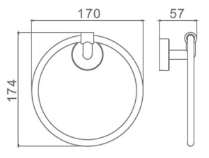 Держатель для полотенец Raglo R320.04
