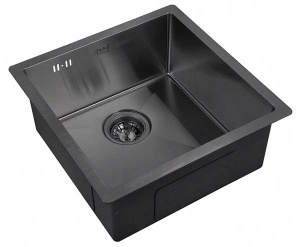 Кухонная мойка Zorg PVD 4444 / PVD 4844 / PVD 5844 / PVD 7444 Grafit, 74х44, графит
