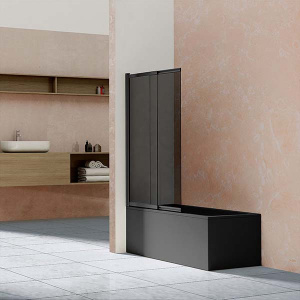 Душевая шторка на ванну Vincea VSB-1E100CGB, 100х145, тонированный