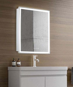 Шкаф-зеркало Silver Mirrors Киото 60 с часами