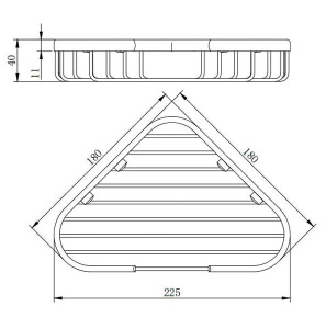 Полка Omnires Uni UN3601CR