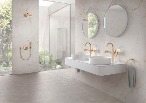 Смеситель встраиваемый Grohe Grohtherm SmartControl 29121DA0 термостатический, теплый закат глянец