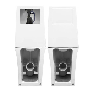 Напольный унитаз Sanita Luxe Infinity Mono SL DM Slim (с крышкой SoftClose), белый
