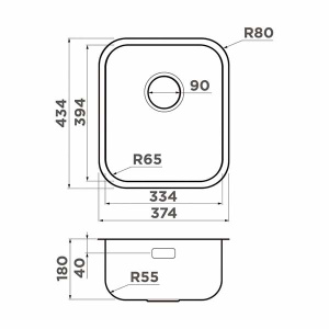 Кухонная мойка Omoikiri Omi 38-U/I-IN Ultra