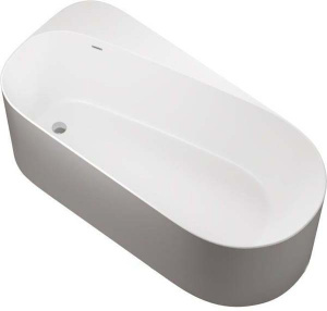 Акриловая ванна Allen Brau Priority 1 2.31001.20/PGM / 2.31001.21/PGM, 170х80, белый матовый, платиново-серый
