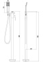 Смеситель для ванны Lemark Unit LM4544C