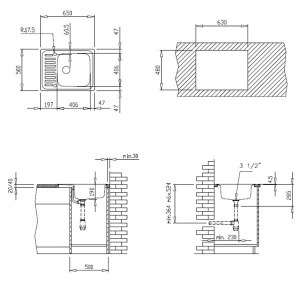 Кухонная мойка TEKA CLASSICO 1C / CLASSICO 1C MTX, 65х50, микротекстура