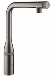 Смеситель для кухонной мойки Grohe Essence Smartcontrol 31615A00 / 31615AL0, темный графит глянец