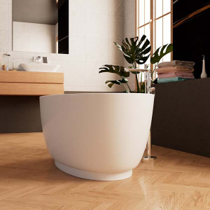 Акриловая ванна Frank F6015 / F6016 White, 150х80, белый