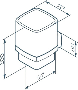 Стакан AM.PM Gem A9034322