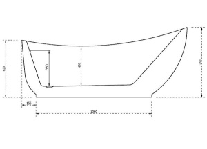 Акриловая ванна Abber AB9288