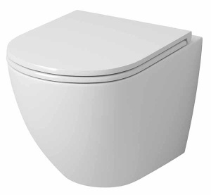 Комплект инсталляции Geberit Duofix Delta UP100 Plattenbau с панелью смыва Delta 25 и подвесным унитазом Grossman GR-4455S, белый глянцевый
