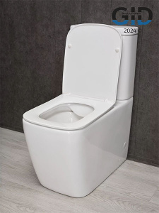 Напольный унитаз Gid Tn2180 с сиденьем Soft Close, белый