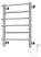 Полотенцесушитель Granula Комби электрический, 50x60 6 перекладин таймер справа