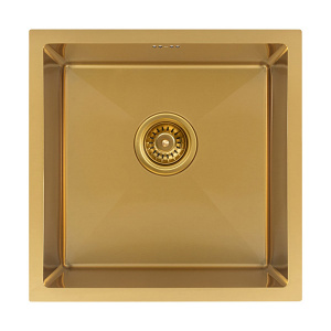 Кухонная мойка Arfeka Eco AR 45 Gold PVD Nano квадратная