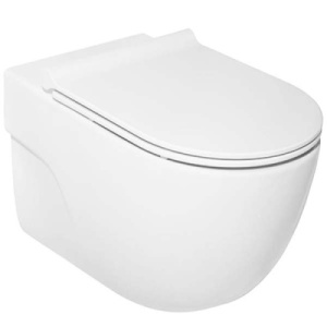 Подвесной унитаз Roca Meridian Rimless Compact 346244000, белый