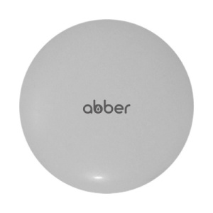 Крышка слива для умывальника Abber AC0014MG / AC0014MLG, светло-серая матовая