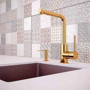 Дозатор для моющих средств Paulmark Decus D004-G / D004-BG / D004-SBG, золото