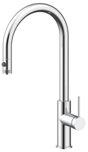 Смеситель для кухонной мойки Paulmark Galant Ga213077-BS / Ga213077-CR с подключением к фильтру воды, хром